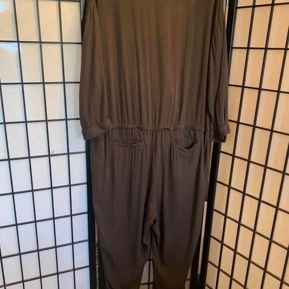 EUC Caslon Brown Khaki Jumpsuit Size Petite XL - Picture 5 of 8